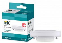 Лампа светодиодная ECO T75 таблетка 12Вт 230В 4000К GX53 IEK LLE-T80-12-230-40-GX53