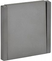 Выключатель перекрестный 1-кл. СП FORTE&PIANO 10А FP512 сталь IEK FP-V13-0-10-1-K46