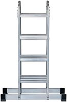 Лестница-трансформер четырехсекционная 4х4 13.2кг алюм. FIT 65450