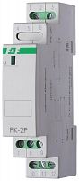 Реле промежуточное PK-2P/Un (монтаж на DIN-рейке 35мм 24В AC/DC 2х8А 2P IP20) F&F EA06.001.008