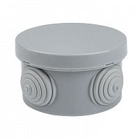 Коробка распаячная КМР-040-039 наружная с крышкой 85х40 4 мембранных ввода IP54 розн. стикер PROxima EKF plc-kmr-040-039-r