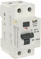 Выключатель дифференциального тока 2п 25А 30мА тип A ВДТ R10N ARMAT IEK AR-R10N-2-025A030