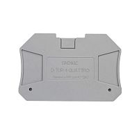 Изолятор торцевой для клемм TUR-2.5-QUATTRO (уп.100шт) DKC D-TUR-2.5-QUATTRO
