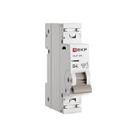 Выключатель автоматический модульный 1п B 4А 6кА ВА 47-63N PROxima EKF M636104B