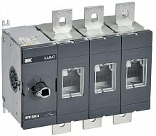 Выключатель-разъединитель ВРК 3п 630А без рукоятки KARAT IEK KA-VR10-3-0630