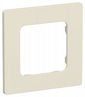 Рамка 1-м СП FLITE РУ-1-К-ФлСл сливочный IEK FI-M12-32-20-K86