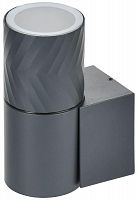 Светильник 5107 GU10 IP65 уличный настенный сер. IEK LT-UBU0-5107-GU10-1-K03