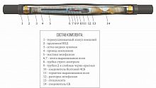 Муфта кабельная соединительная 10кВ 3 ПСТб-10 (300-400) с соединителями ЗЭТАРУС zeta23209